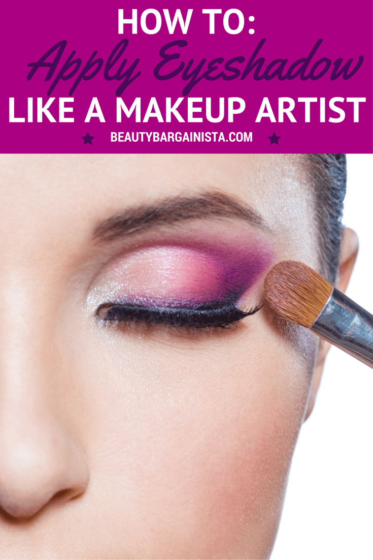 how to apply eyeshadow like a professional makeup artist