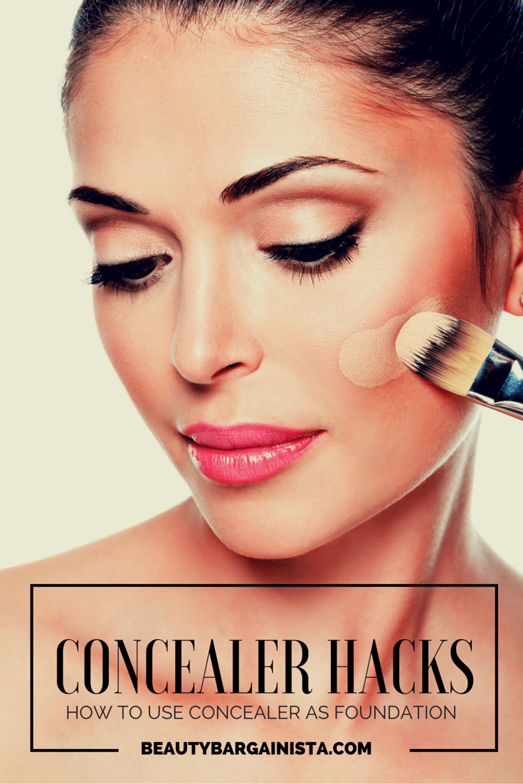 how to use concealer as foundation