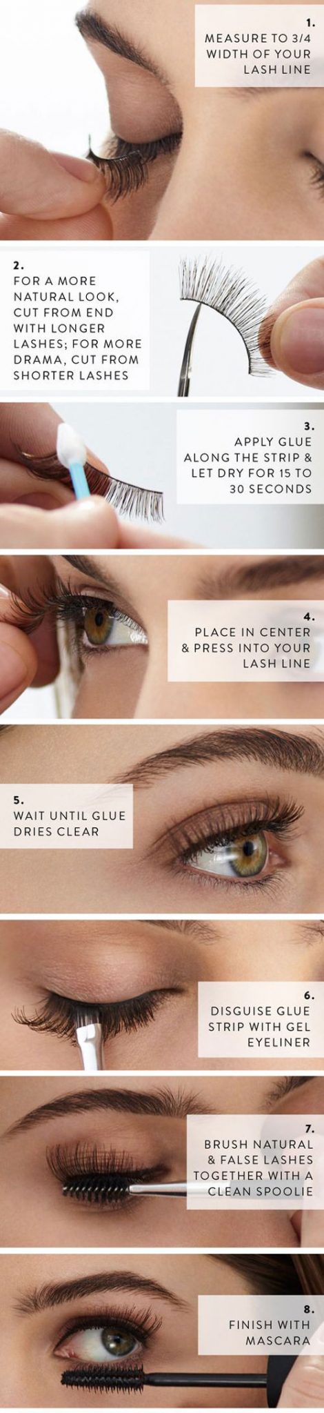 fake eyelash tips